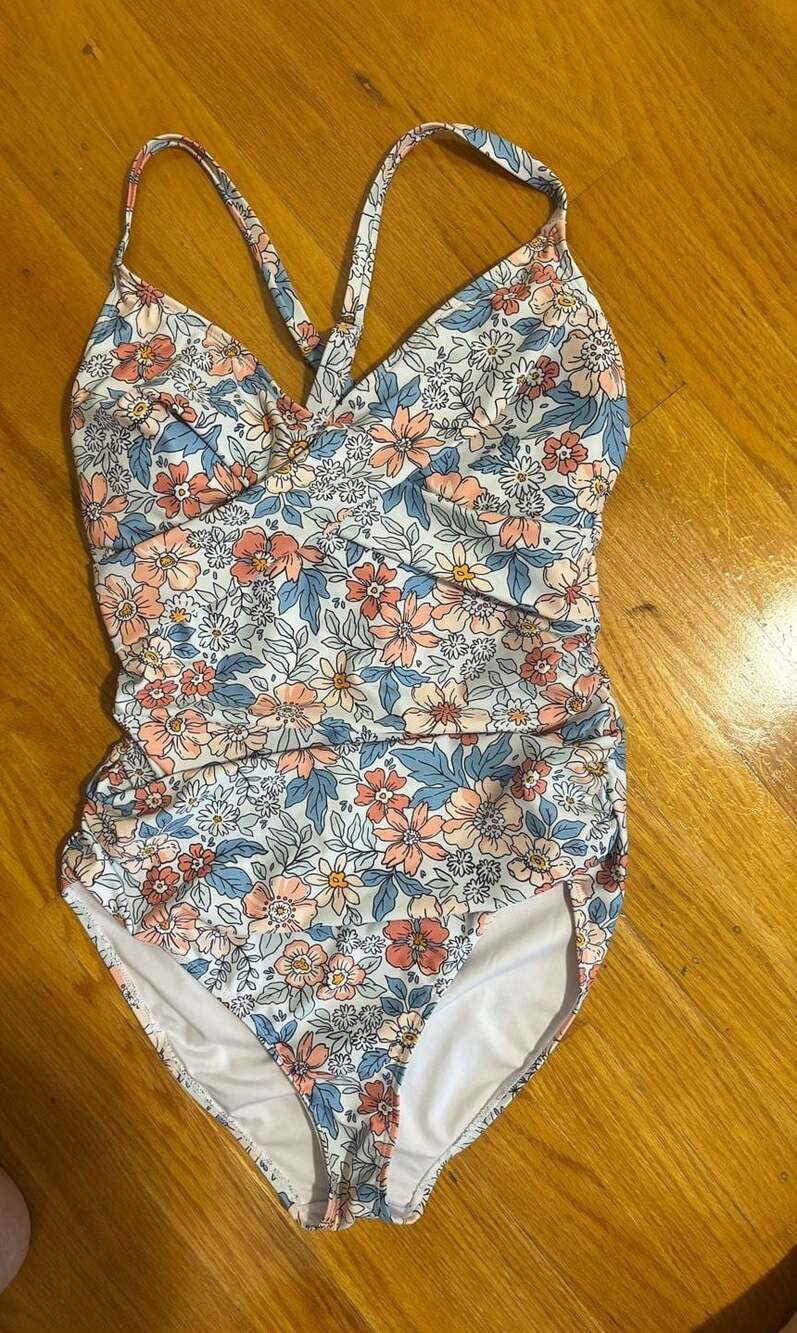 B2PRITY Women's Floral Print One Piece Swim Suit